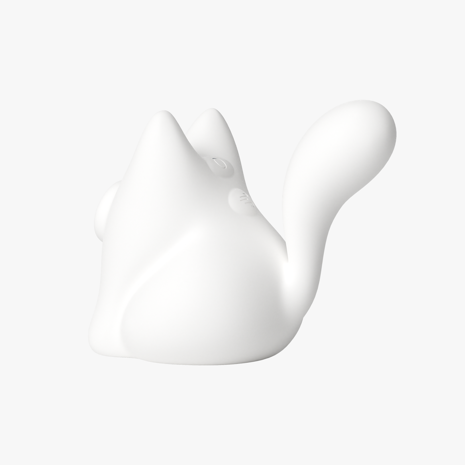 Cat shape suction vibrator