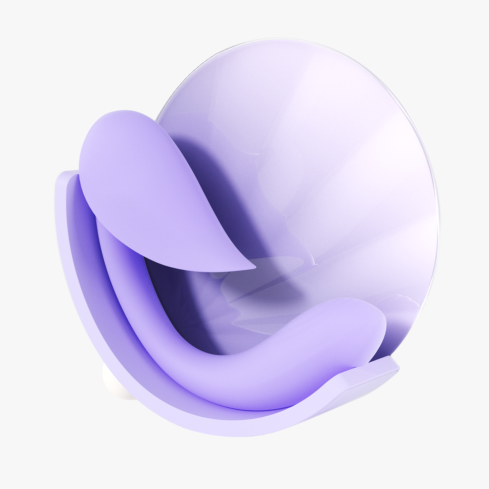 Sleeping Beauty tapping vibrator with base