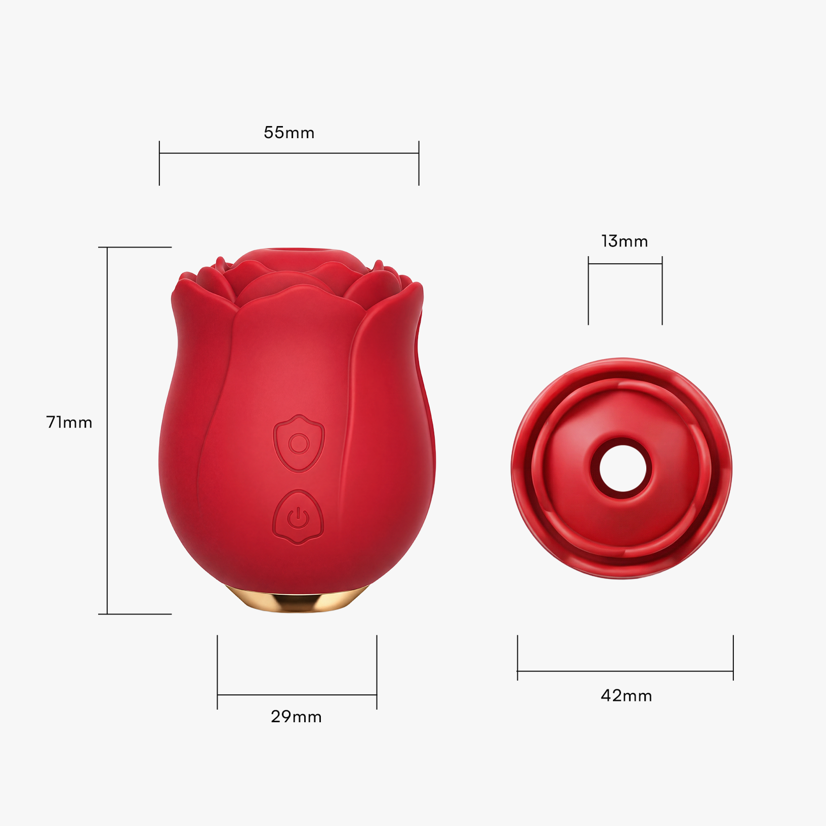 Rose design bullet vibrator